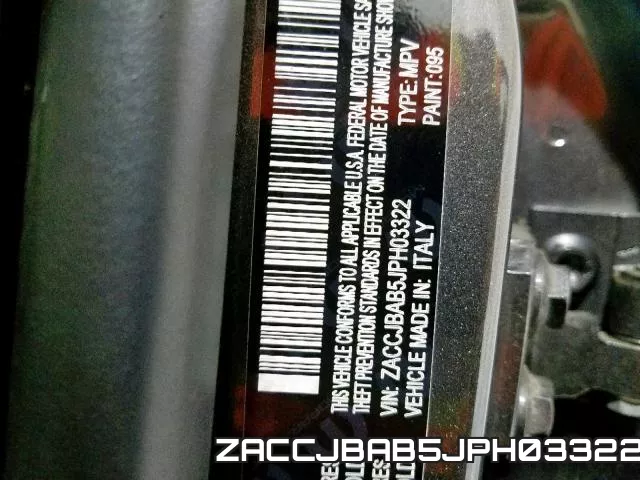 ZACCJBAB5JPH03322
