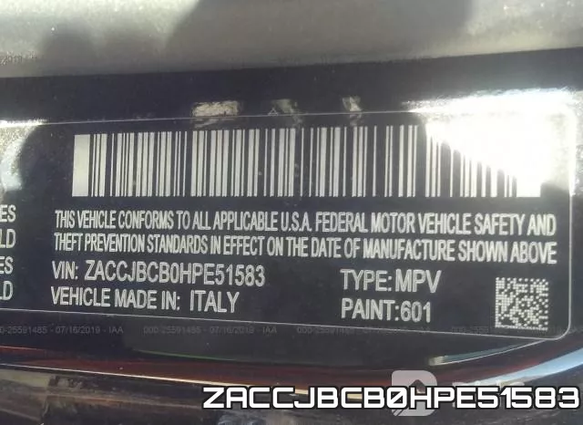 ZACCJBCB0HPE51583
