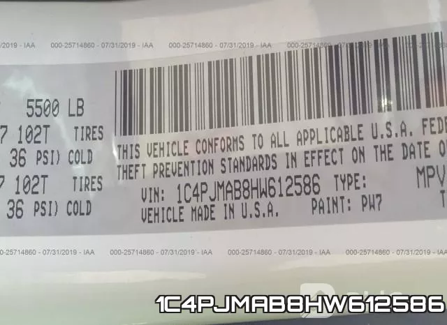 1C4PJMAB8HW612586