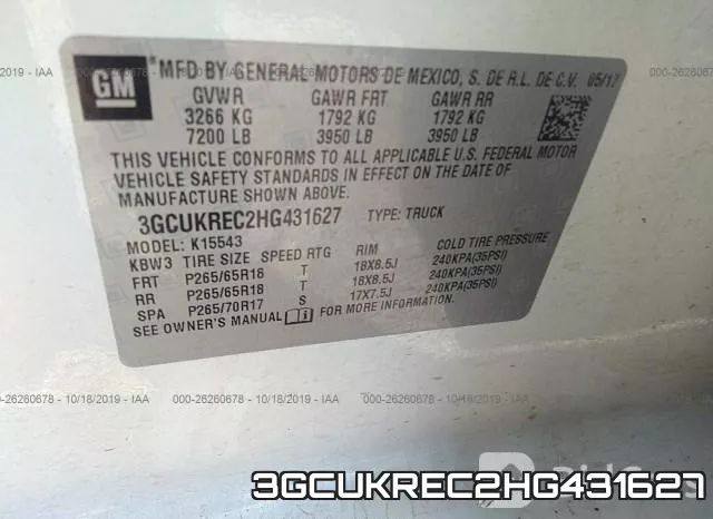 3GCUKREC2HG431627