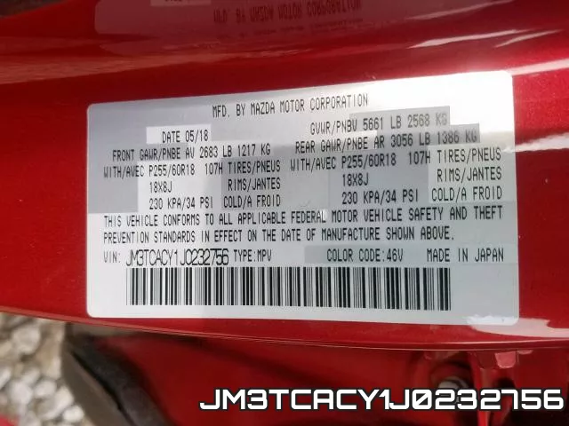 JM3TCACY1J0232756