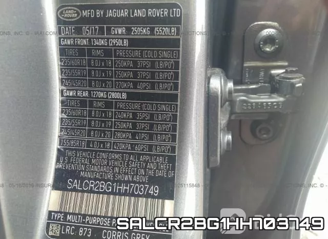 SALCR2BG1HH703749