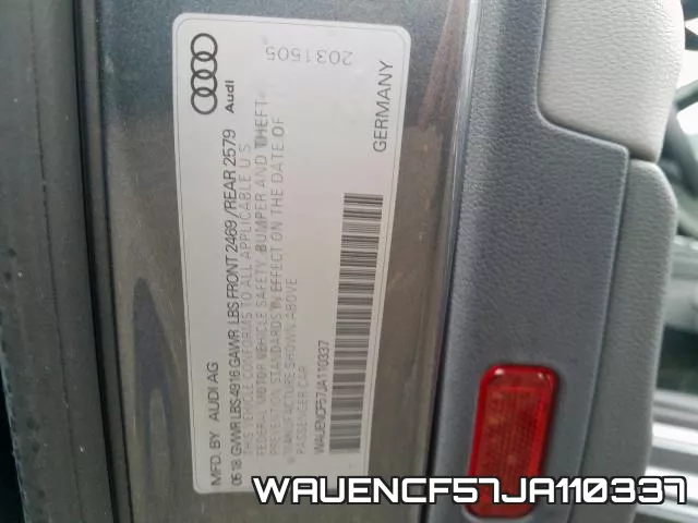 WAUENCF57JA110337