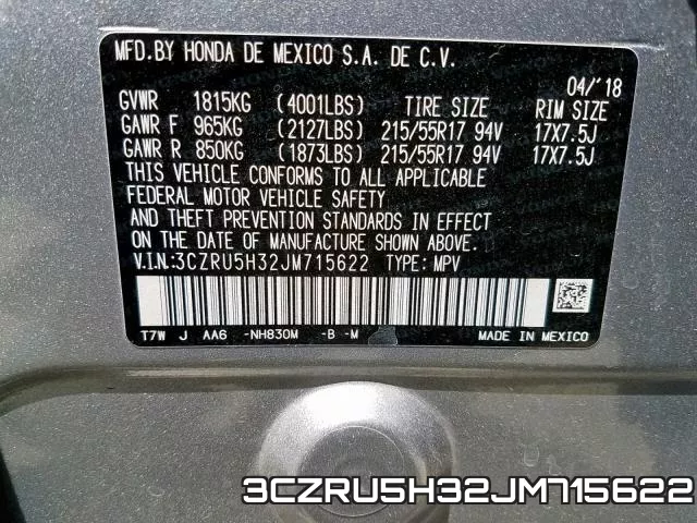 3CZRU5H32JM715622