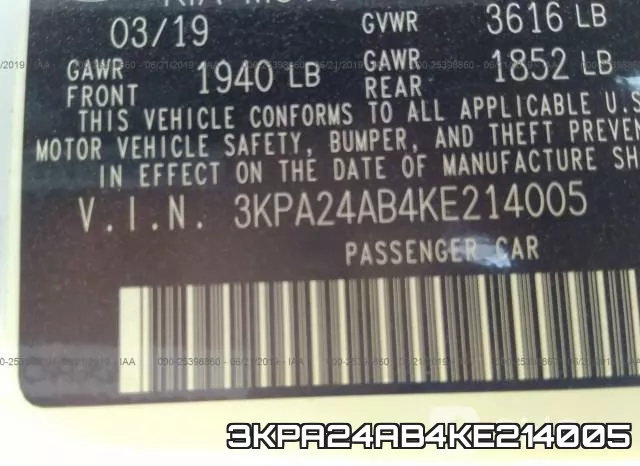 3KPA24AB4KE214005