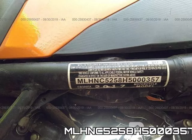 MLHNC5258H5000357