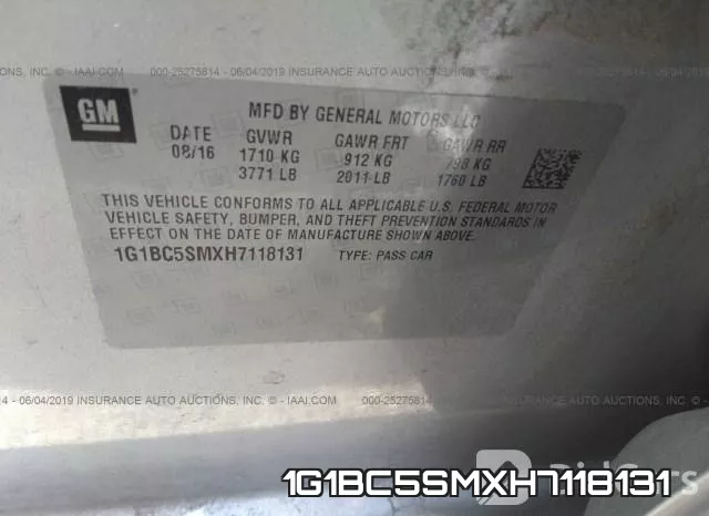 1G1BC5SMXH7118131