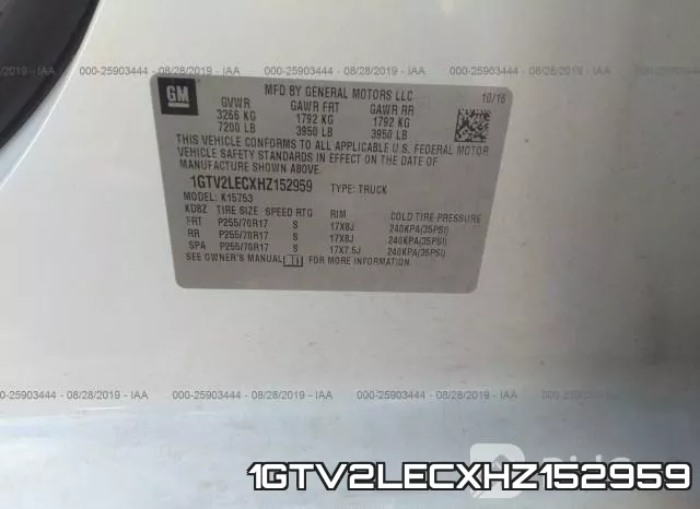 1GTV2LECXHZ152959