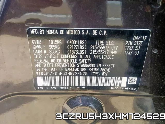 3CZRU5H3XHM724529
