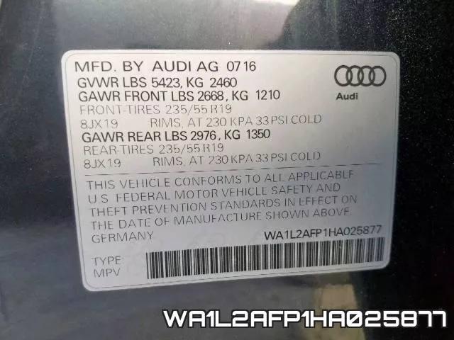 WA1L2AFP1HA025877
