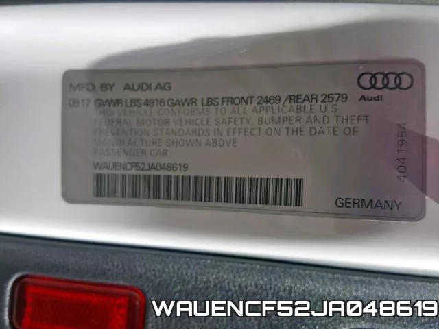 WAUENCF52JA048619