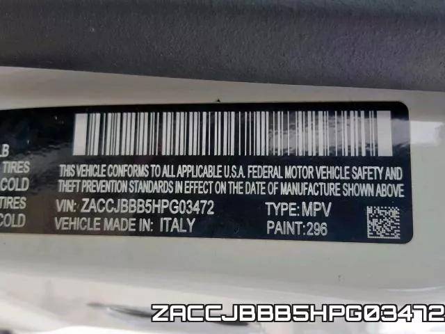 ZACCJBBB5HPG03472