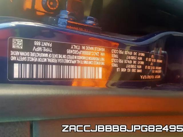 ZACCJBBB8JPG82495