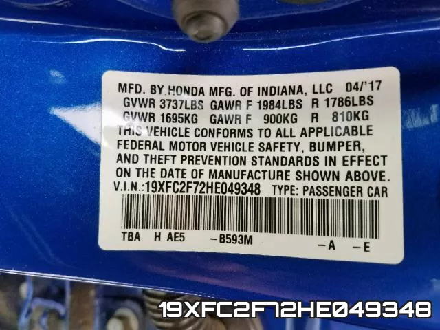 19XFC2F72HE049348