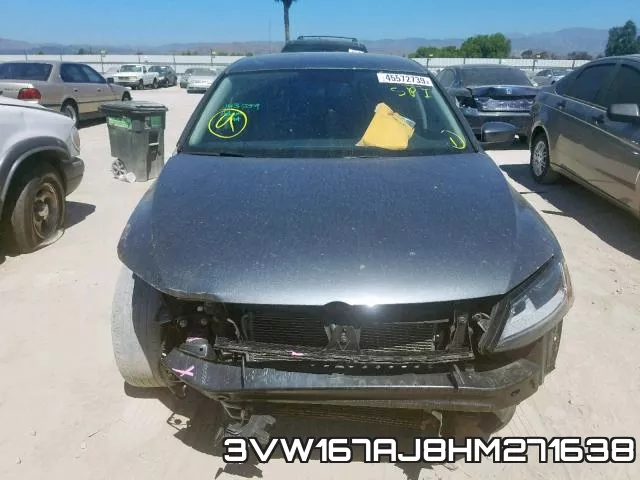 3VW167AJ8HM271638