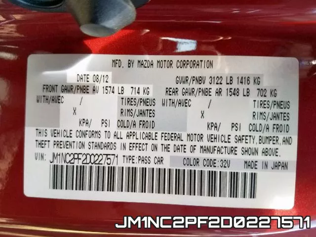 JM1NC2PF2D0227571