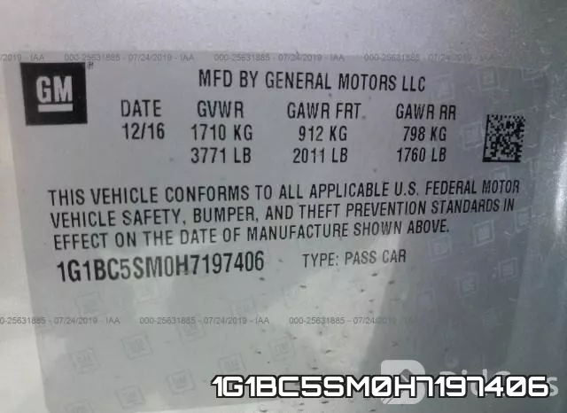 1G1BC5SM0H7197406