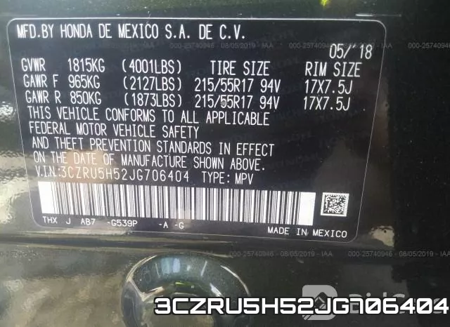 3CZRU5H52JG706404