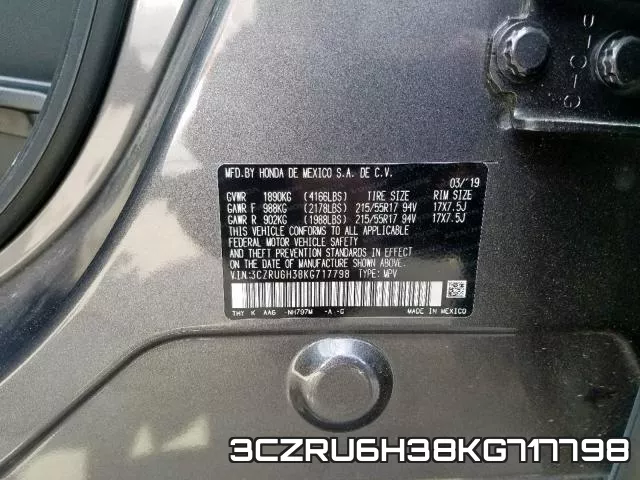3CZRU6H38KG717798