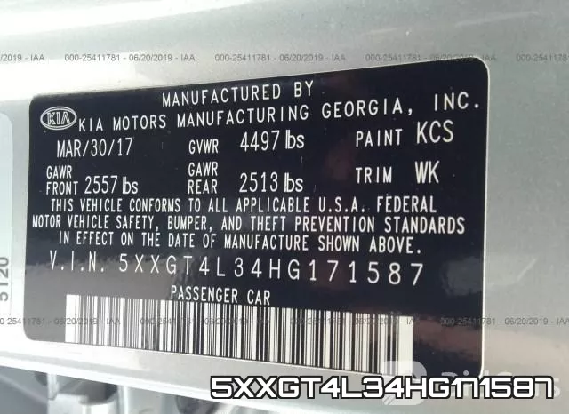 5XXGT4L34HG171587