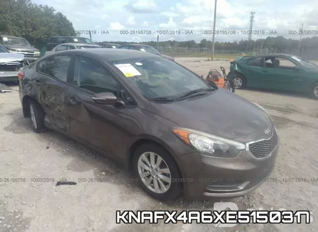 KNAFX4A6XE5150317