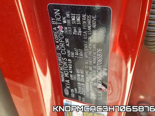 KNDPMCAC3H7065876