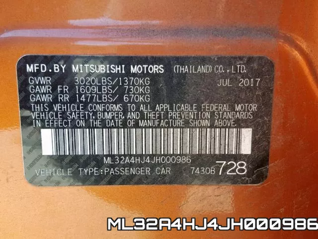 ML32A4HJ4JH000986