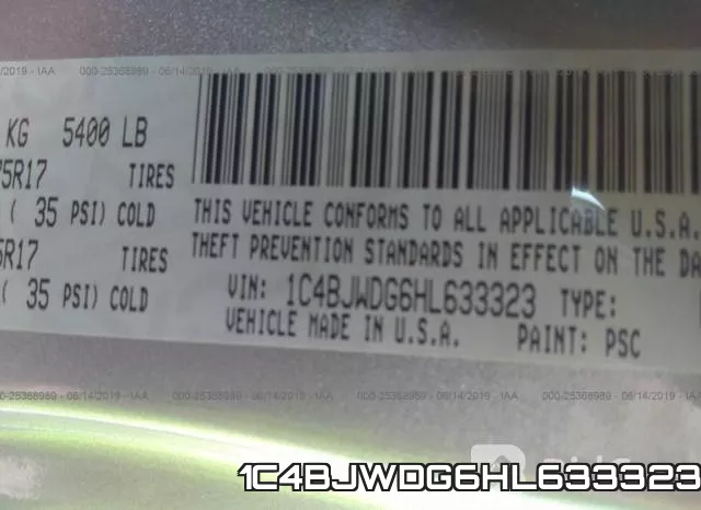 1C4BJWDG6HL633323