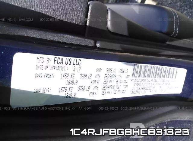 1C4RJFBG8HC831323
