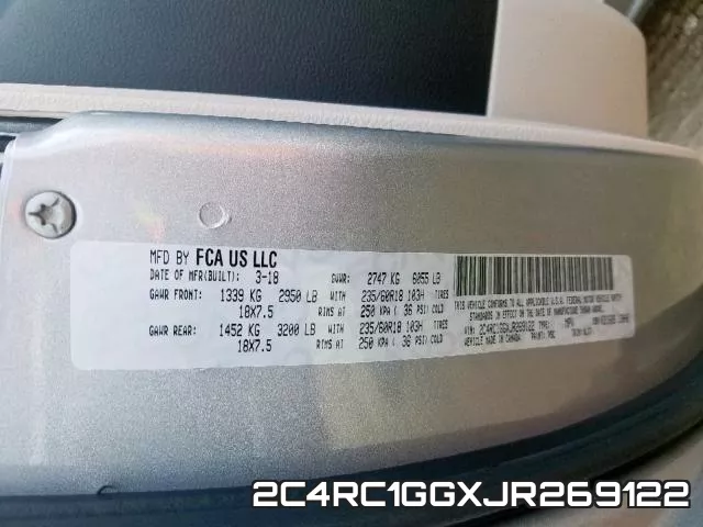 2C4RC1GGXJR269122