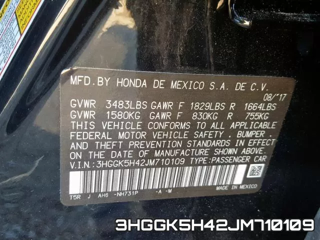 3HGGK5H42JM710109
