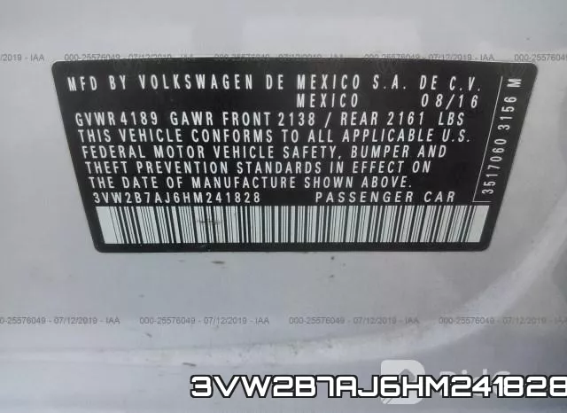3VW2B7AJ6HM241828