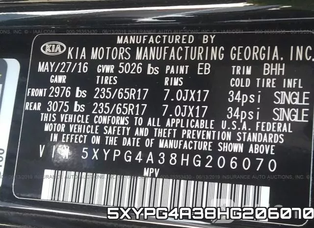 5XYPG4A38HG206070