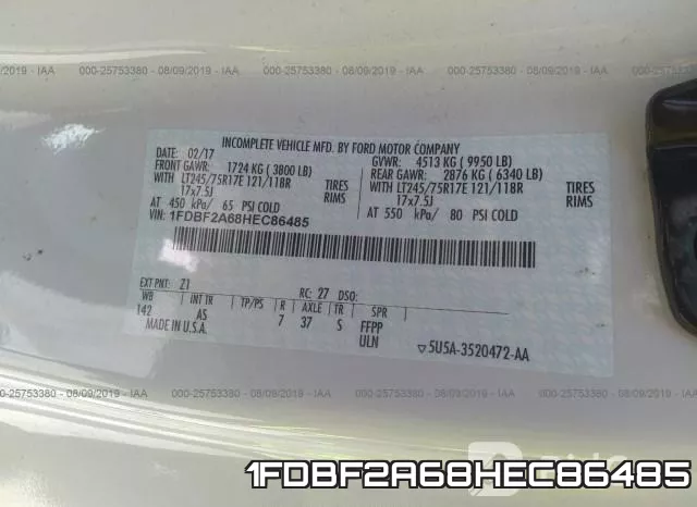 1FDBF2A68HEC86485