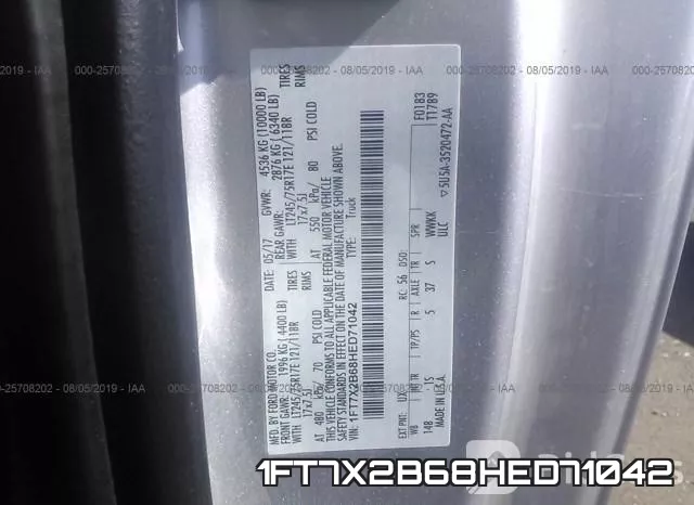 1FT7X2B68HED71042