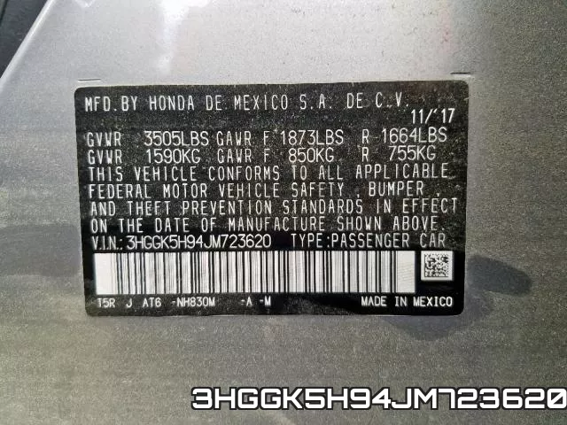 3HGGK5H94JM723620