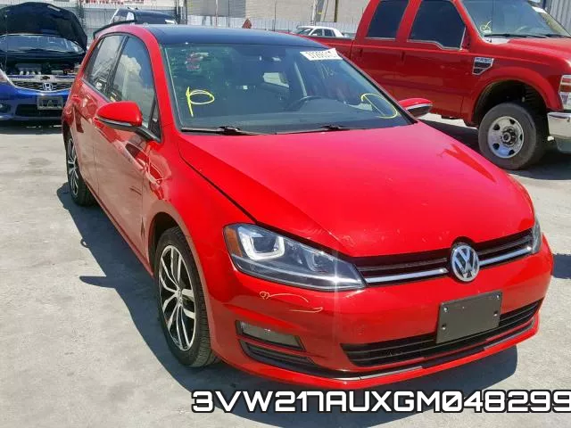 3VW217AUXGM048299