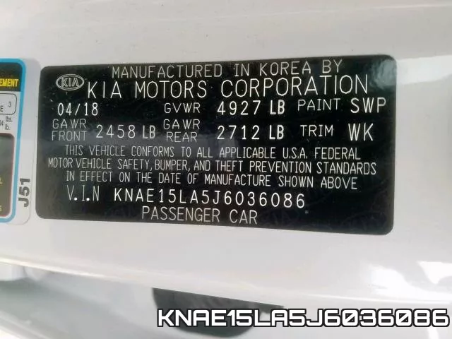 KNAE15LA5J6036086