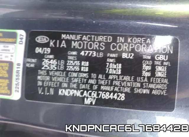 KNDPNCAC6L7684428