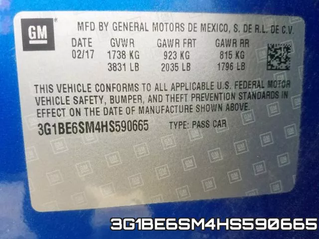 3G1BE6SM4HS590665