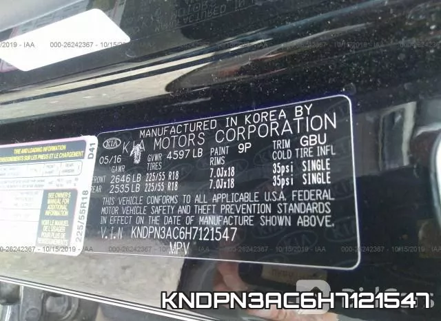 KNDPN3AC6H7121547