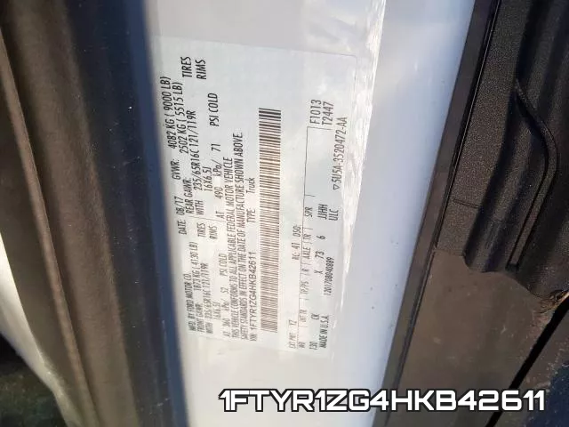 1FTYR1ZG4HKB42611