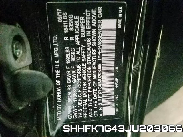 SHHFK7G43JU203066
