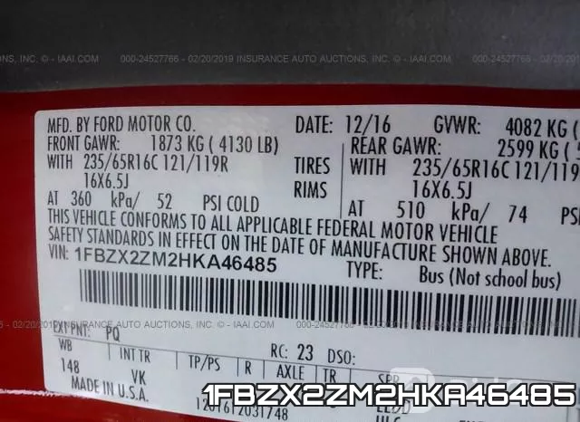 1FBZX2ZM2HKA46485
