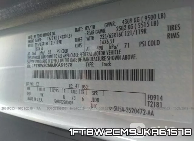 1FTBW2CM9JKA61578