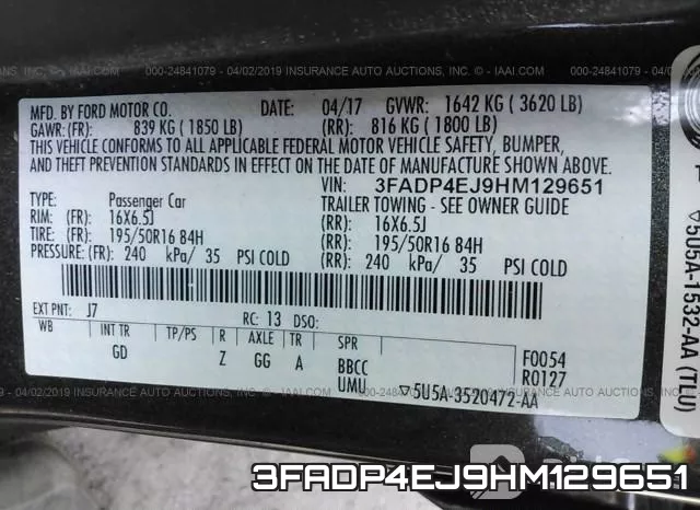 3FADP4EJ9HM129651