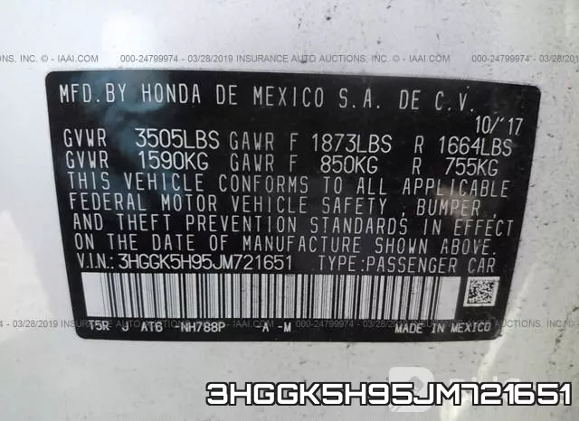 3HGGK5H95JM721651