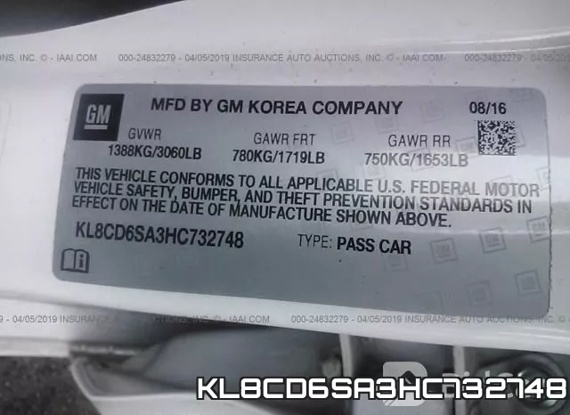 KL8CD6SA3HC732748