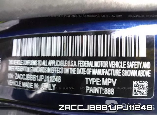 ZACCJBBB1JPJ11248