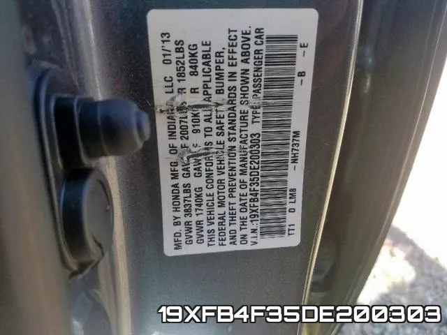 19XFB4F35DE200303